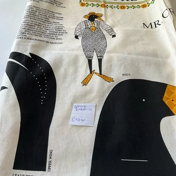 Crafts No-Sew Fabric Appliqué Daisy Kingdom Christmas Swan Apron Mitt Scare Crow - Picture 9 of 15